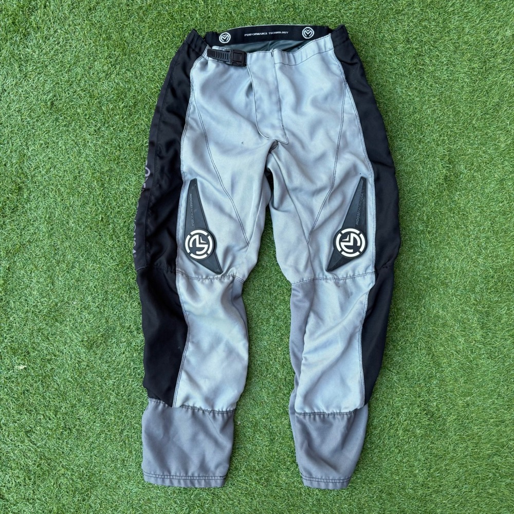 Moose Racing USA MX Off Road Riding Pants Mens 30 Gray Motorcycle Dirt Bike